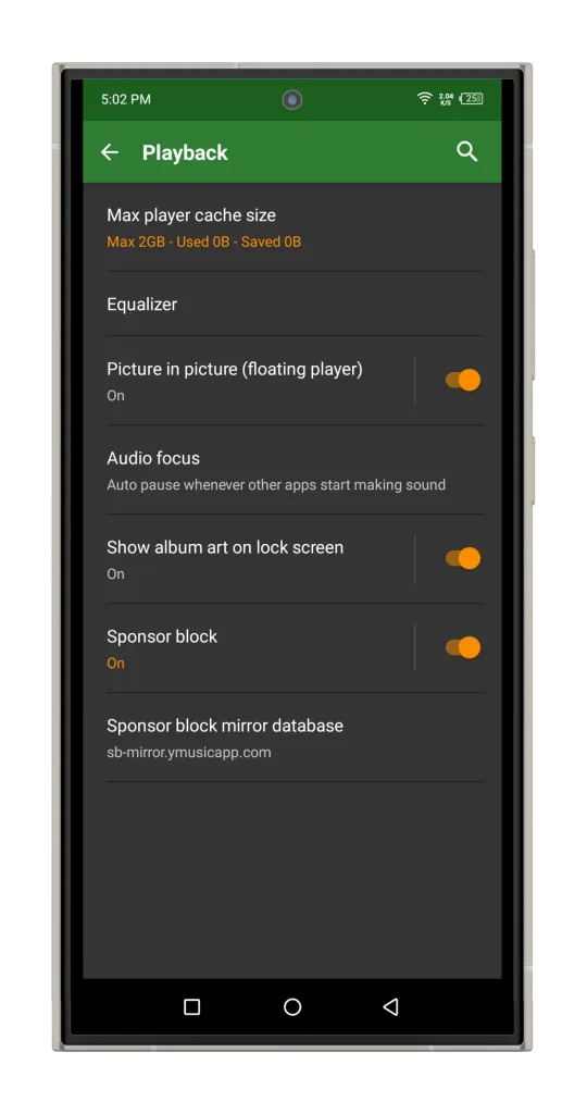 ymusic apk Tangkapan layar 4